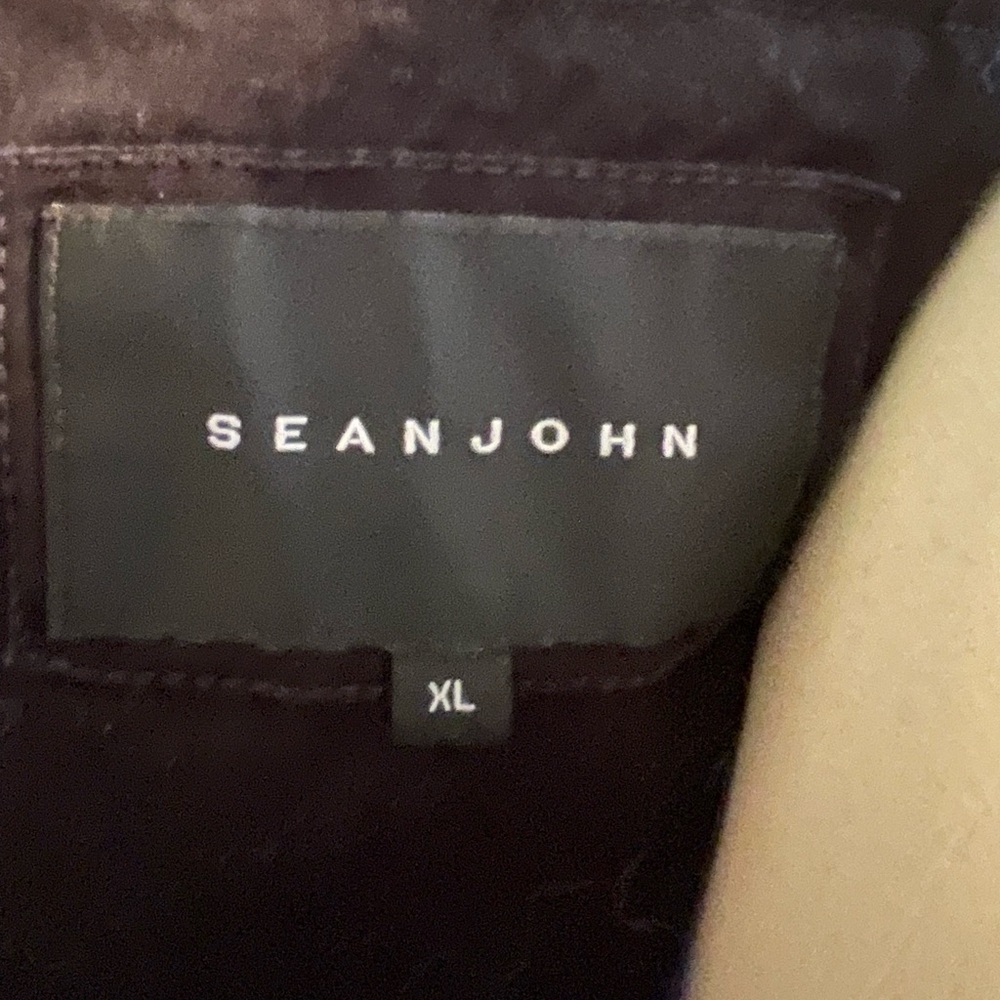 Sean John Light Weight Button Up Jacket With Hood… - image 4